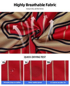 New sale 2020 ベスボールユニフォーム sweat-absorbent quick-drying excellent sublimation print male sports wear design - Product Image 3