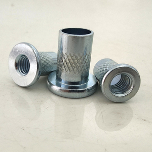 Écrous moletés plaqués zinc M4 M5 M6 M8 Insert de rivet fileté à tête plate Écrou de rivet Écrou de serrage suspendu en forme de poire - Product Image 5