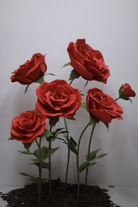 Gran oferta, flor rosa de espuma <span class=keywords><strong>Eva</strong></span> Artificial, decoración para fiesta de boda, flores gigantes de <span class=keywords><strong>EVA</strong></span> hechas a mano, Rosa impermeable para exteriores - Product Image 2