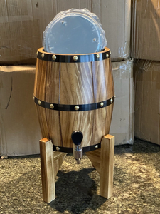 Barril de Vino de Madera Personalizado Más Vendido con Soporte para Whisky, Brandy, <span class=keywords><strong>Ron</strong></span>, Bourbon, Estilo Rústico, Ecológico - Product Image 2