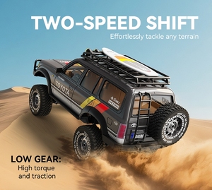 Producto de Fábrica 1:12 4Runner Land Cruiser LC80 RC Camioneta Todoterreno 4WD RTR 2.4G Coche de Control Remoto Proporcional con Cable USB - Product Image 4