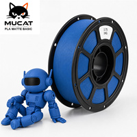 Material para prototipos de robots para exhibiciones de personajes mecánicos con filamento PLA Mate Básico azul real para impresora 3D