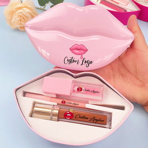 Kit de Maquillage des Lèvres Végan : Huile à Lèvres Brillante, Gloss et Crayon à Lèvres, Baume à Lèvres et Kit de Crayons à Lèvres avec Logo - Product Image 5