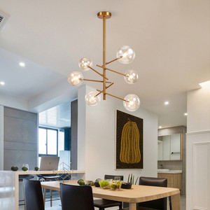 JYLIGHTING Đèn Treo Dây Hình Học Cành Thủy Tinh Trang Trí Gác Xép Phòng Ăn Đảo Nhà Bếp - Product Image 2