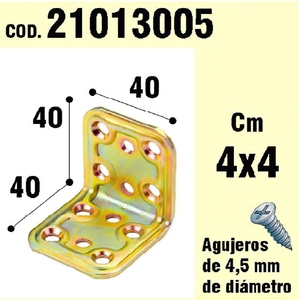 Supporto Angolare in Legno 40x40x40 mm. - Product Image 1