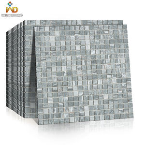 Mosaico Autoadhesivo Azul Oscuro <span class=keywords><strong>de</strong></span> 12x12 Pulgadas, Mosaico Pequeño <span class=keywords><strong>de</strong></span> 0.6x0.6 para Decoración <span class=keywords><strong>de</strong></span> Interiores <span class=keywords><strong>de</strong></span> Cocina, Baño y Paredes - Product Image 1