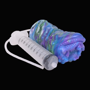 Masturbador de Bolsillo con Forma de Criatura Alienígena de Fantasía, Copa Masturbadora de Silicona Suave con Textura, Juguete Sexual Duradero para Hombres - Product Image 3