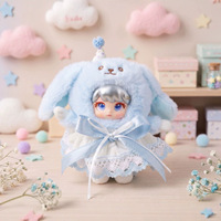 Adorable Porte-clés en Peluche en Forme de Chiot, Rempli de Coton PP, Thème Bonbon au Lait, Figurine Tendance, 18cm, Unisexe, Anniversaire