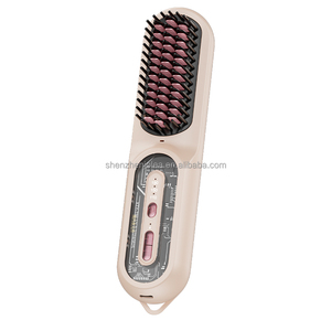 Plancha de Pelo a Batería con Calentamiento Rápido, Temperatura Máxima de 190°C, Cepillo Alisador de Pelo, Venta al por Mayor de Fábrica, Alta Calidad - Product Image 2