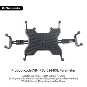 VINmounts Universal Tablet Back Clip Holder 12.7-15.6 Inch Adjustable Heavy Duty Industrial Mount Support <b>Stand</b> iPad Compatible - Product Image 1