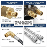 Nettoyeur haute pression industriel B26A 2100Psi pour surfaces métalliques, sablage pour l'élimination de la rouille et de la peinture, travaux de rénovation
