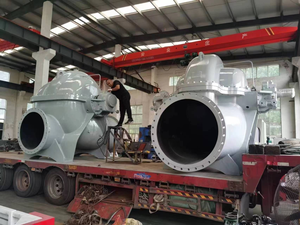 Bomba Centrífuga de Água do Mar de Alta Eficiência <span class=keywords><strong>Horizontal</strong></span> de Dupla Sucção Axial em Aço Inoxidável de Alta Pressão - Product Image 2