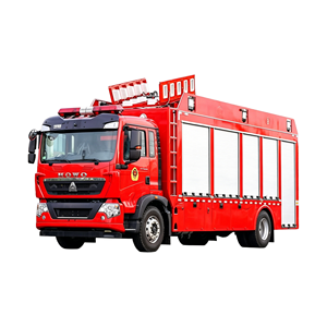 SINOTRUK HOWO 4x2 Fire Rescue Lighting <b>Tower</b> Truck with Generator - Product Image 1