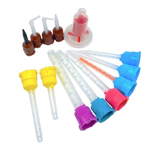 50 teile/beutel Light Body Universal <span class=keywords><strong>Dental</strong></span> Silikon Mixing Tips Lange kurze Kunststoff Mixer Düse - Product Image 5