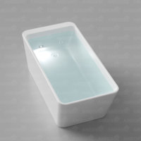 Baignoire autoportante rectangulaire en acrylique pour alvéole, livraison en 3 jours, bain froid, spa pour athlètes, massage, bain de trempage pour salle de bain, livraison en 3 jours