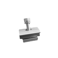 Pince de fixation solaire en aluminium anodisé sur mesure OEM pour système de toiture et de sol, résistance au vent 60 m/s, résistance à la neige 3 KN/m²