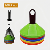 Conos de Entrenamiento de Agilidad de PE Duradero, Discos de Marcación de Obstáculos, Marcadores Deportivos Flexibles para Ejercicios de Fútbol, Baloncesto y Carrera