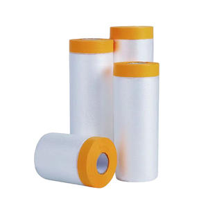 Over Spray protettivo Pe 270cm pellicola per mascheratura auto pre-nastrata copertura antipolvere pellicola di plastica barriera blocco di vernice pellicola per mascheratura in plastica - Product Image 2