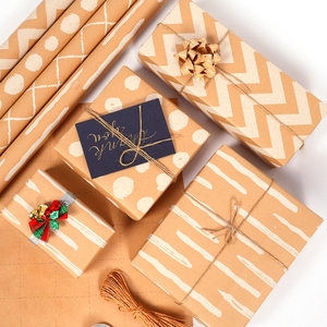 กระดาษคราฟท์สีน้ำตาล80ก. 43*300ซม. กระดาษห่อของขวัญ - Product Image 4