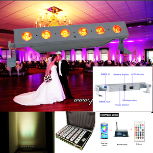 Meistverkauftes 6X18W LED Akku-<span class=keywords><strong>Par</strong></span>-Licht für Party-Verleih-Beleuchtung - Product Image 1