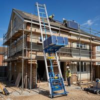 Nouvelle échelle modulaire en alliage d'aluminium de 9 m avec moteur électrique PA800, élévateur de panneaux solaires pour la construction