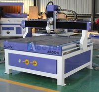 Machines de menuiserie en bois CNC AKG1212, broche puissante de 1,5 kW, contrôle Mach3, machine de gravure industrielle pour meubles, publicité
