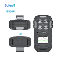 Safewill Prix de gros LEL CO H2S O2 Détecteur d'analyseur de pureté Analyseur de gaz 4 en 1 Détecteur multi-gaz portable