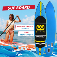 Planche de paddle gonflable imprimée UV, super large 320 cm, stock UE, 180 kg, livraison directe, planche SUP tendance