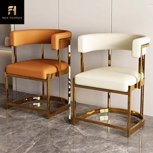 סלון יוקרתי בסגנון יוקרתי ספות מסגרת נירוסטה סלון ססגוני ספה - Product Image 3