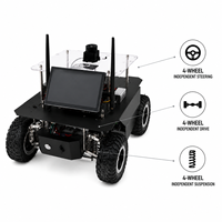 Kit de développement de plateforme mobile autonome à conduite autonome (UGV) avec châssis de robot AMR, navigation OEM AI ROS SLAM et écran tactile intelligent