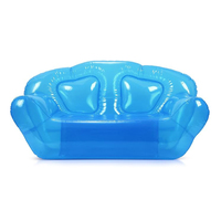 Chaise gonflable en PVC moderne sur mesure en gros, OEM/ODM, couleur et logo personnalisés, certifiée EN71 CE ASTM, taille personnalisée, utilisation intérieure/extérieure