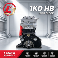 Bloc moteur 1KD HB, bloc moteur diesel 1KD-FTV, compatible avec Toyota Hilux Hiace, pièces de rechange pour le marché secondaire, fourni par l'usine