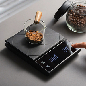 Balance électronique de <span class=keywords><strong>cuisine</strong></span> numérique 3kg/0.1g Balance à café de haute précision Portable avec minuterie nourriture expresso en poudre - Product Image 1
