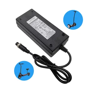 Cargador rápido de batería de litio para bicicleta eléctrica, 24v, 29,4 v, 36v, 42v, 48v, 54,6 v, 60v, 67,2 v, 3a, 4a, 5a