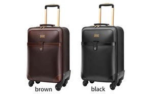 GEMULIN Juego <span class=keywords><strong>de</strong></span> equipaje <span class=keywords><strong>de</strong></span> cuero marrón <span class=keywords><strong>de</strong></span> lujo <span class=keywords><strong>de</strong></span> 4 piezas Carrito con <span class=keywords><strong>ruedas</strong></span> <span class=keywords><strong>de</strong></span> 20 pulgadas <span class=keywords><strong>Maleta</strong></span> <span class=keywords><strong>de</strong></span> transporte suave <span class=keywords><strong>de</strong></span> alta calidad <span class=keywords><strong>Ruedas</strong></span> <span class=keywords><strong>de</strong></span> 20 pulgadas - Product Image 6