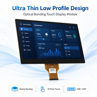 Modul Layar Sentuh Kapasitif 13,3 Inci Optical Bonding 10 Titik Ecran Tactile Capacitif EDP Layar Sentuh LCD untuk Bangunan