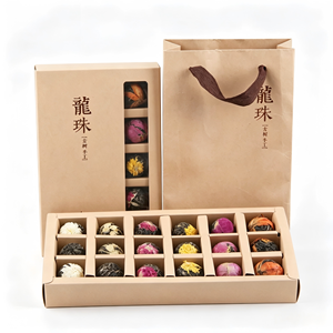 Yunnan Handmade Blooming Flower <strong>Tea</strong> Dragon Balls, 18pcs Natural <strong>Herbal</strong> <strong>Tea</strong> <strong>Gift</strong> <strong>Set</strong> for Women's Health and Beauty - Product Image 6