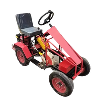 Machine de plantation autoportée à quatre roues motrices Semoir à essence 7.5hp Machine à planter de soja/maïs