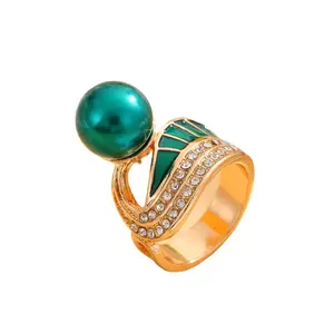 Jewelry Boho 14k Personality Style Gorgeous Pearl Fashion Women's Ring