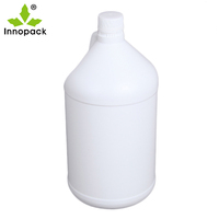 Bidons en plastique ronds de 1 gallon de type F, résistants à l'oxydation, en PP/HDPE de qualité alimentaire, avec bouchons à bec verseur et poignée en plastique de 145 g, pour usage chimique