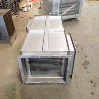 Échangeur de chaleur gaz-gaz HANXIN en acier inoxydable et aluminium, équipement de récupération de chaleur haute efficacité, commercial, neuf