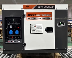 10kvaサイレントディーゼル発電機110V/220V単相/二重電圧防音12kw静かなディーゼル発電機産業用 - Product Image 3