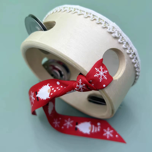 Mini Tamborín de Madera de 4 Pulgadas, Instrumento <span class=keywords><strong>Musical</strong></span> Orff, Percusión de Madera al por Mayor, para Recuerdos de Fiesta - Product Image 6