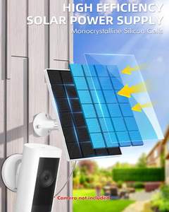 Pannello Solare AISmartlink 5V per Telecamera Esterna, Caricatore Solare Compatto 5V con USB Tipo C o Micro USB - Product Image 3