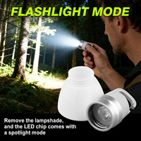 Nueva Lámpara de Camping RGB Recargable Creativa Wason, Innovadora Luz LED para Tapas de Botella, Luz de Advertencia Portátil para Mochila