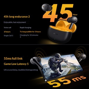 Auricolari True Wireless In-Ear IQOO TWS 1i, Batteria a Lunga Durata, Impermeabili IP54, <span class=keywords><strong>45</strong></span> Ore in Standby, Cancellazione Attiva del Rumore - Product Image 4