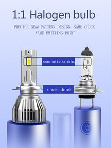 2024 haute qualité 110W 12000LM 6500K H7 LED phare de voiture Focus éclairage avec ventilateurs pour voitures et camions Cruze Transit Matiz - Product Image 6