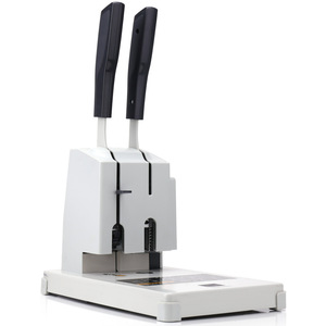 Deli 3886 Binding Machine 30mm Maximum Thickness Manual Punching Financial Document Binder Metal Construction - Product Image 1