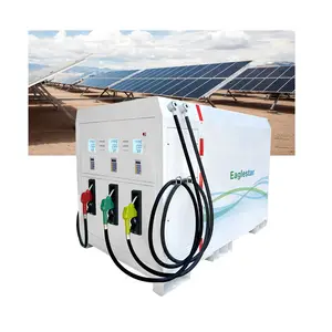 Stasiun Gas Mini wadah portabel Dispenser bensin stasiun Gas seluler mikro surya dengan kualitas tinggi