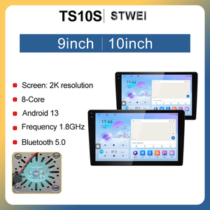 Autoradio Android 13 STWEI 1din 360 panoramique 9/10 pouces Lecteurs universels Topway Ts10 2K pour Hyundai <span class=keywords><strong>Suzuki</strong></span> Ford Can - Product Image 2